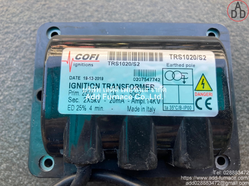 COFI Ignitions TRS1020/S2 ignition transformer (9)